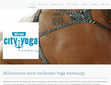 Tablet Screenshot of bikramcityyoga.de